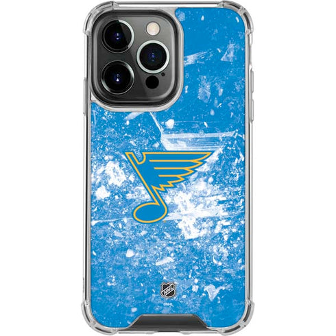 NHL St. Louis Blues Iced iPhone 14 Pro Clear Case